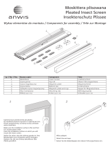 Anwis Pleated Insect Screen Assembly Manual
