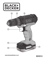 Black & Decker BDDD12 Instrukcja obsługi