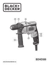 Black & Decker BDHD500 Instrukcja obsługi