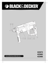 Black & Decker KD985 Instrukcja obsługi