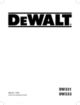 DeWalt DW331 Instrukcja obsługi