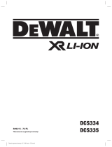 DeWalt DCS335 Instrukcja obsługi