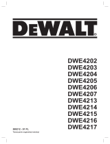 DeWalt DWE4203 Instrukcja obsługi