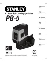 Stanley PB5 Instrukcja obsługi