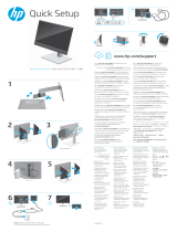 HP Mini-in-One 24 Display Skrócona instrukcja obsługi