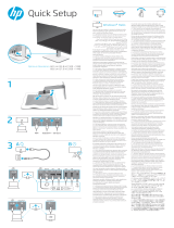 HP E24d G4 FHD Advanced Docking Monitor Skrócona instrukcja obsługi