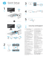 HP X24i Gaming Monitor Skrócona instrukcja obsługi