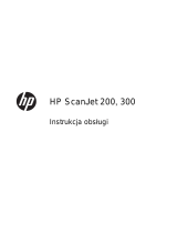 HP Scanjet 200 Flatbed Scanner Instrukcja obsługi
