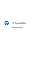 HP ScanJet Enterprise 7000n Document Capture Workstation series Instrukcja obsługi