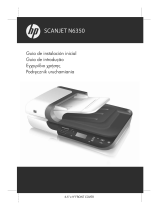 HP Scanjet N6350 Networked Document Flatbed Scanner instrukcja