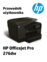 HP Officejet Pro 276dw Multifunction Printer series Instrukcja obsługi