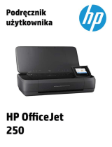 HP OfficeJet 250 Mobile All-in-One Printer series Instrukcja obsługi