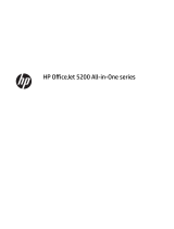 HP OfficeJet 5200 All-in-One Printer series Instrukcja obsługi