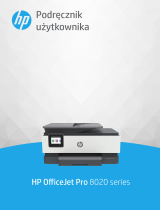 HP OfficeJet Pro 8020 All-in-One Printer series Instrukcja obsługi