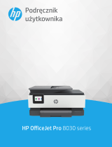 HP OfficeJet Pro 8030 All-in-One Printer series Instrukcja obsługi