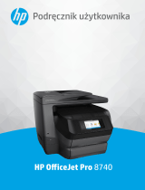 HP OfficeJet Pro 8740 All-in-One Printer series Instrukcja obsługi