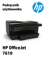 HP OfficeJet 7610 Wide Format e-All-in-One series Instrukcja obsługi