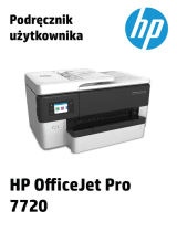 HP OfficeJet Pro 7720 Wide Format All-in-One Printer series Instrukcja obsługi