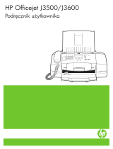 HP Officejet J3500 All-in-One Printer series Instrukcja obsługi