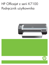 HP Officejet K7100 Color Printer series Instrukcja obsługi