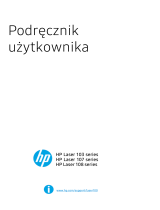 HP Laser 107w Instrukcja obsługi
