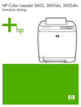 HP Color LaserJet 2605 Printer series instrukcja