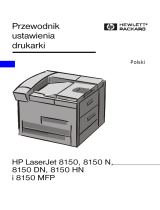 HP LaserJet 8150 Multifunction Printer series instrukcja obsługi