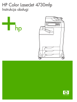 HP Color LaserJet 4730 Multifunction Printer series Instrukcja obsługi
