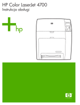 HP Color LaserJet 4700 Printer series Instrukcja obsługi