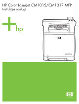 HP Color LaserJet CM1015/CM1017 Multifunction Printer series instrukcja