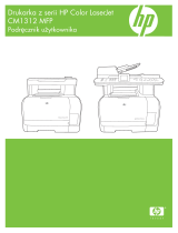 HP Color LaserJet CM1312 Multifunction Printer series Instrukcja obsługi