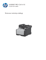 HP LaserJet Pro CM1415 Color Multifunction Printer series Skrócona instrukcja obsługi