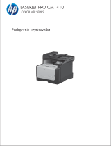 HP LaserJet Pro CM1415 Color Multifunction Printer series Instrukcja obsługi