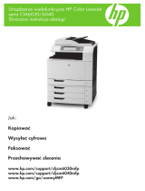 HP Color LaserJet CM6030/CM6040 Multifunction Printer series Skrócona instrukcja obsługi