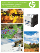 HP Color LaserJet CP3520 Printer Series Instrukcja obsługi