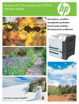 HP Color LaserJet CP3520 Printer Series Instrukcja obsługi