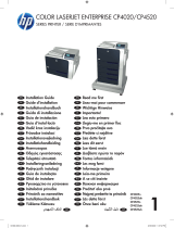 HP Color LaserJet Enterprise CP4525 Printer series Instrukcja instalacji