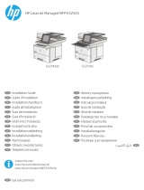 HP LaserJet Managed MFP E52545 series Instrukcja instalacji