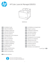 HP Color LaserJet Managed E85055 series Instrukcja instalacji