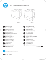 HP Color LaserJet Enterprise M653 series Instrukcja instalacji