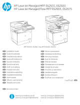 HP LaserJet Managed MFP E62675 series Instrukcja instalacji