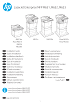 HP LaserJet Managed MFP E62575 series Instrukcja instalacji