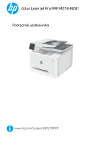 HP Color LaserJet Pro M280-M281 Multifunction Printer series Instrukcja obsługi
