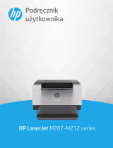 HP LaserJet M207-M212 Printer series Instrukcja obsługi