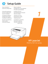 HP LaserJet M207e-M212e Printer series Instrukcja instalacji