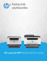 HP LaserJet MFP M232e-M237e Printer series Instrukcja obsługi