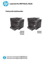 HP LaserJet Pro MFP M226 series Instrukcja obsługi