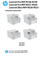 HP LaserJet Ultra MFP M230 series Instrukcja obsługi