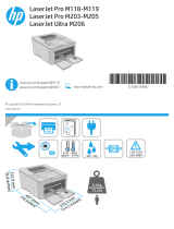 HP LaserJet Pro M203 Printer series instrukcja obsługi
