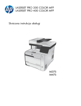 HP LaserJet Pro 300 color MFP M375 Skrócona instrukcja obsługi